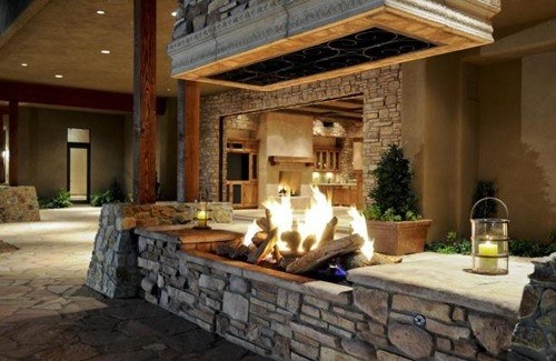 awesome indoor fire pit