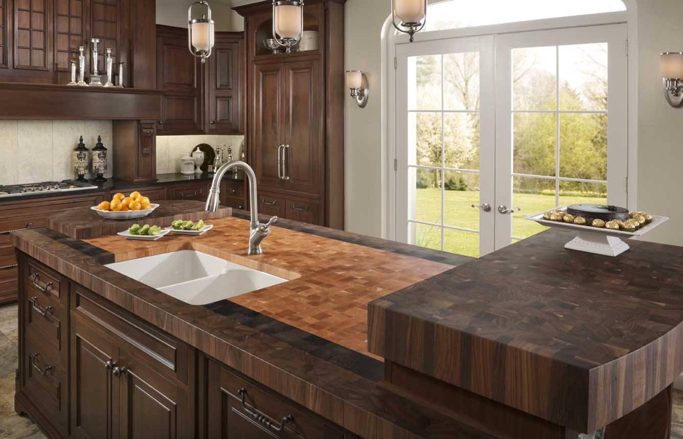 20 Incredible Wooden Kitchen Countertops