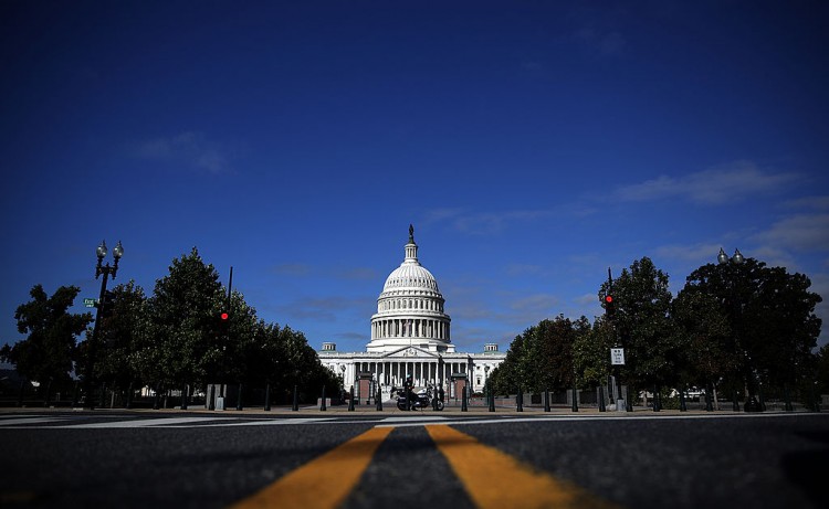 View of the nation's capitol building