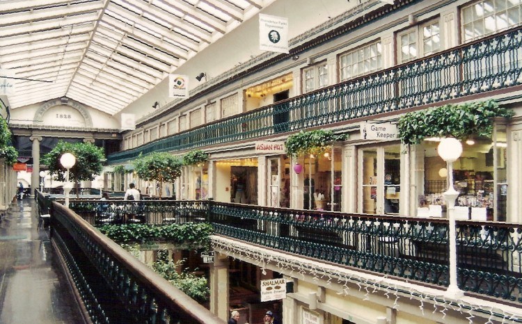 Interior of westminster arcade