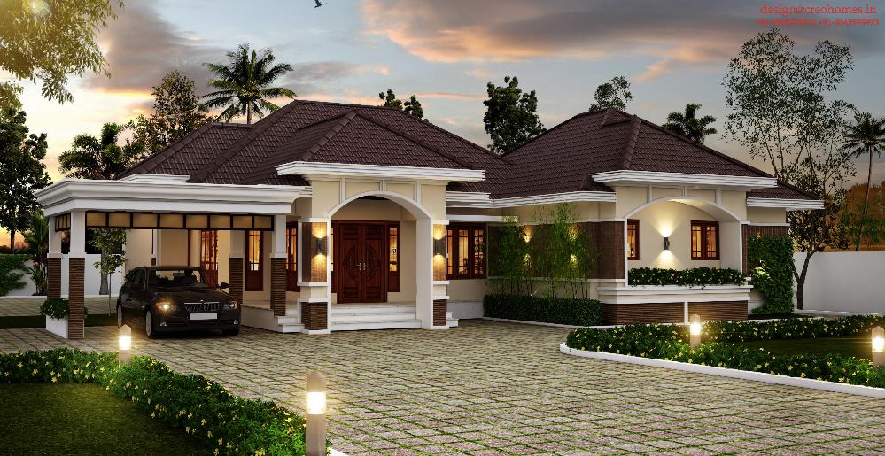 Amazing Bungalow in Kerala  Only Cost 92 000 To Construct 