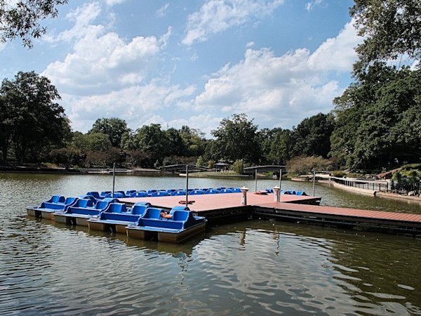 Paddle boats at pullen park