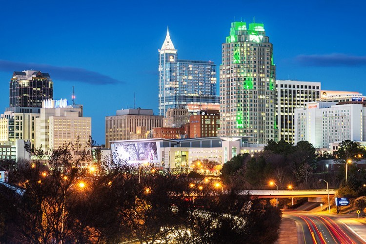 Raleigh North Carolina Skyline