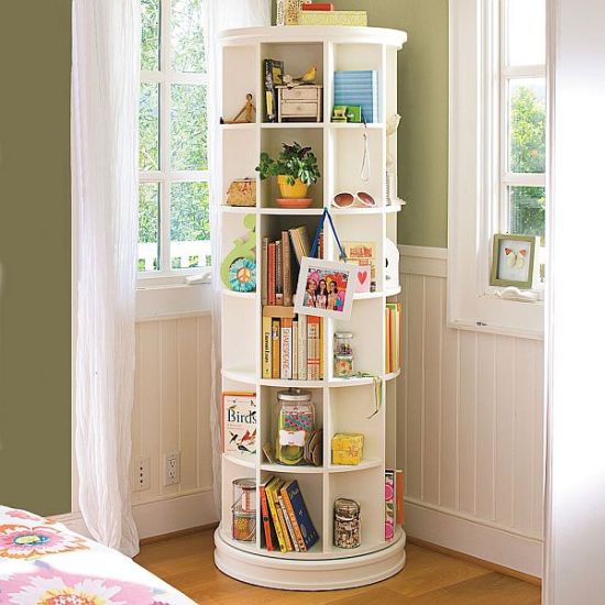 Cool round book case