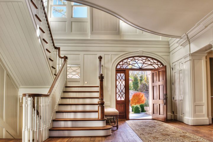 stunning foyer at lakehouse