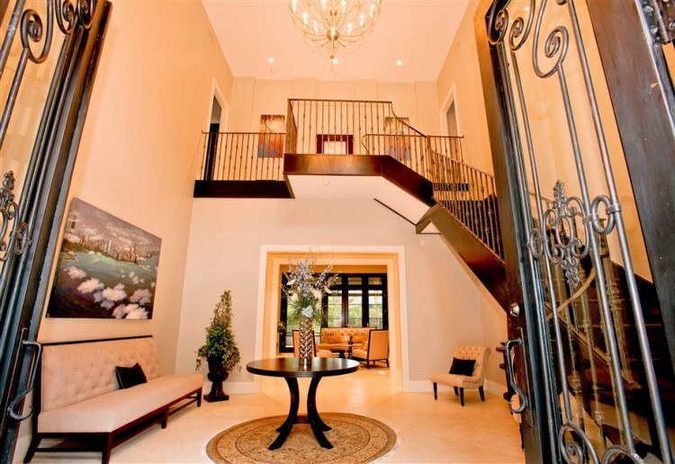 luxury home foyer