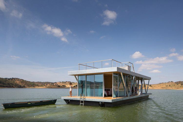 beautiful floating house 