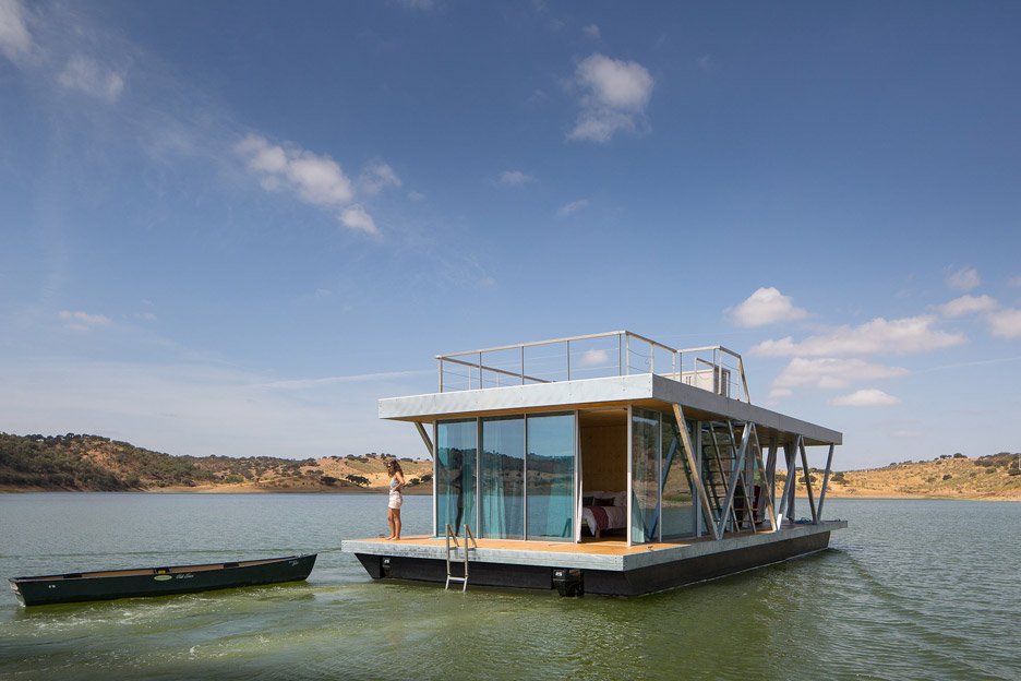 beautiful floating house