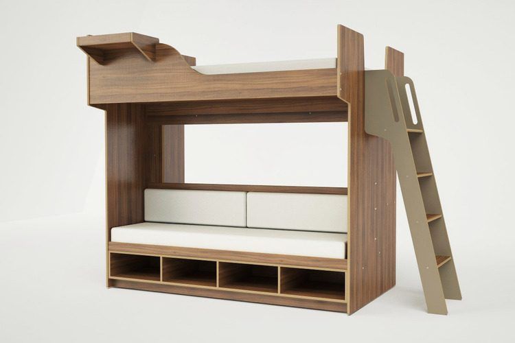 cabin bed with den underneath