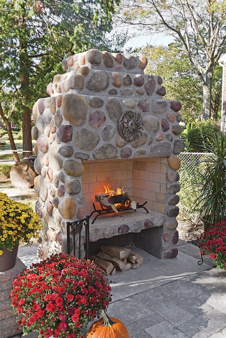 Unique Outdoor Fireplaces