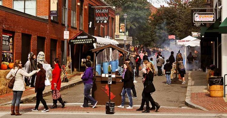 Halloween in Salem MA