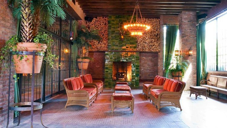 lavish indoor patio