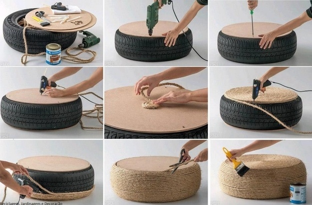 DIY Tire Poof