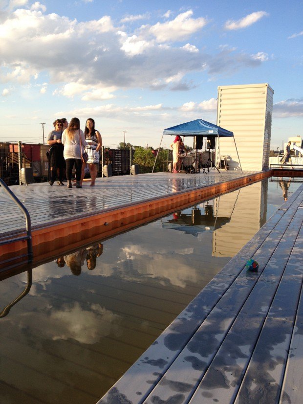 simple shipping container pool