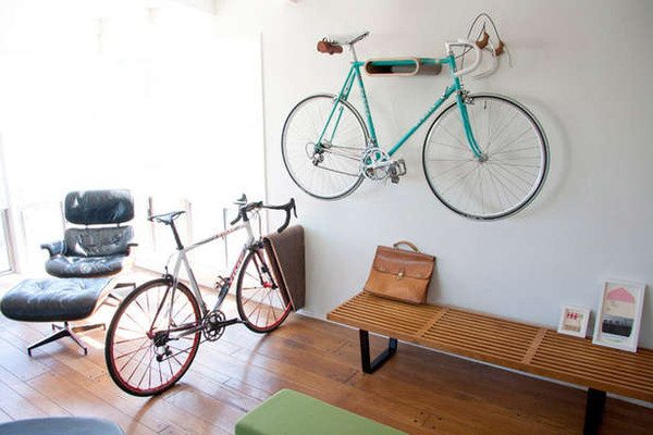 cool indoor bike storage