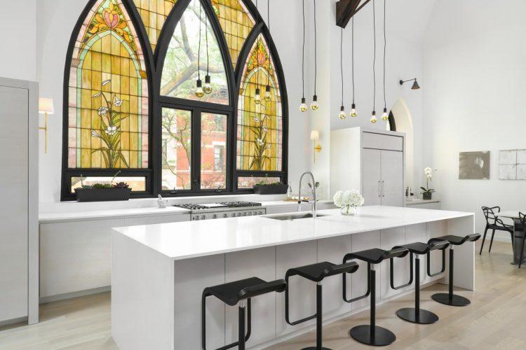 stained glass kitchen design