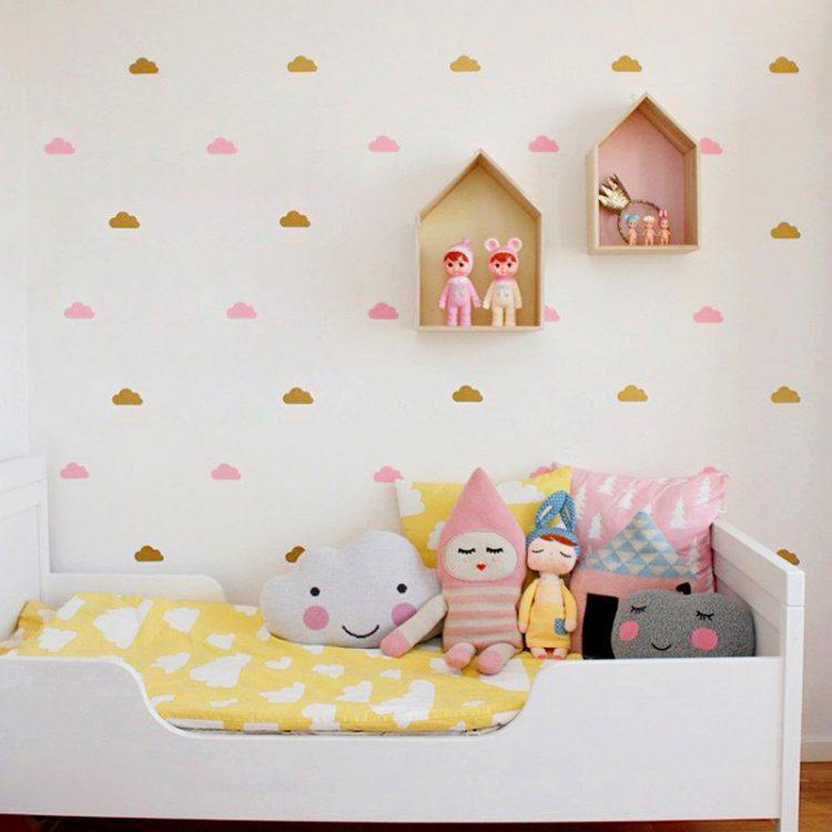 cloud wall stickers