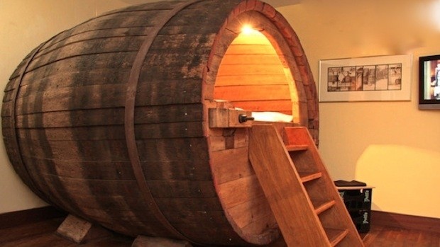 Wine Barrel Bed