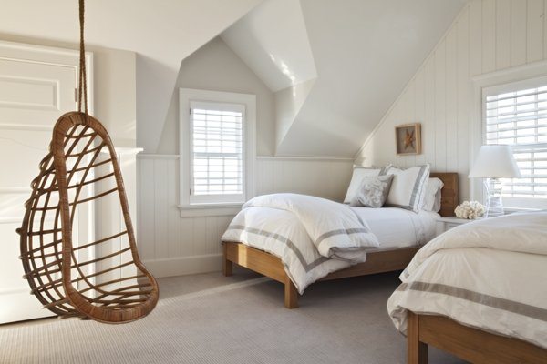 swing chair in bedroom