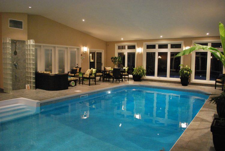 classic indoor pool design