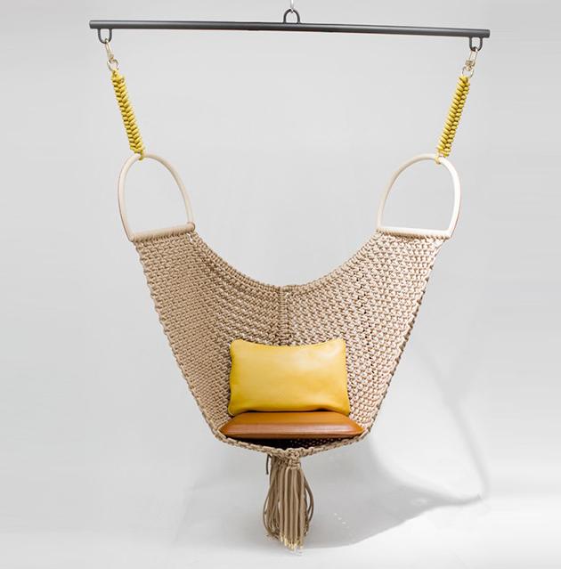 double swing chair