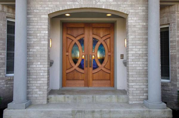 beautiful wooden front door