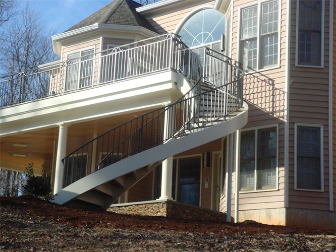 lavish spiral staircase