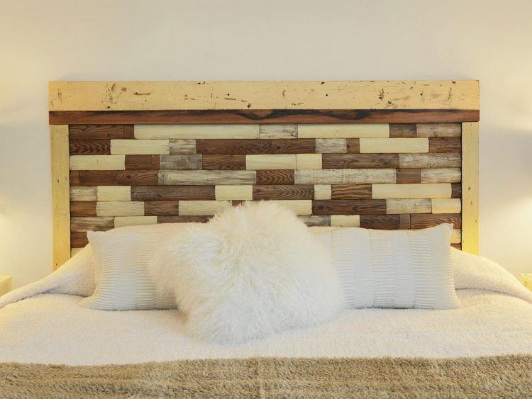 picket fence wooden headboard