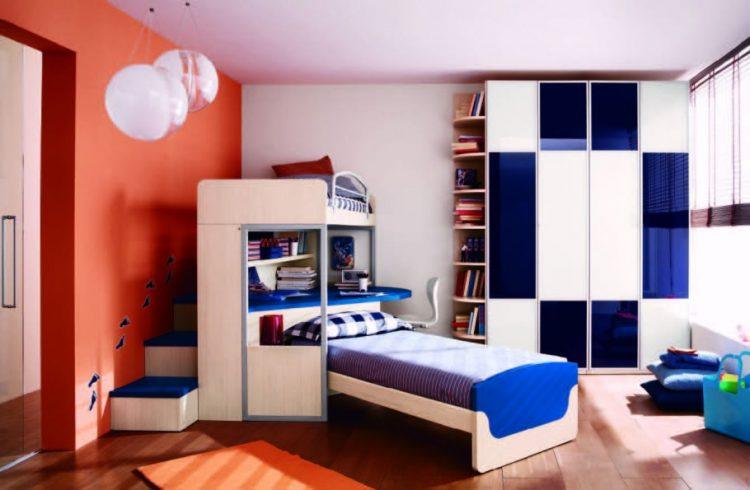 cool bunk bed desk design