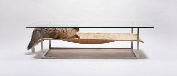 coffee table cat hammock