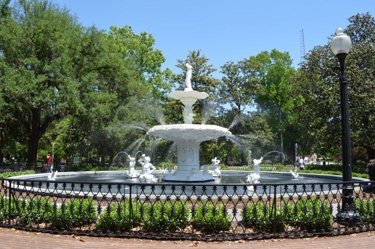 Forsythe City Park Fountain