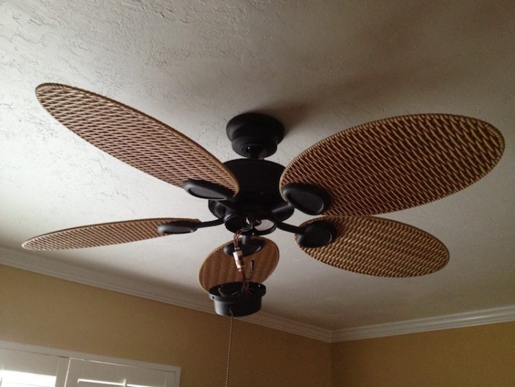 wooden modern ceiling fan