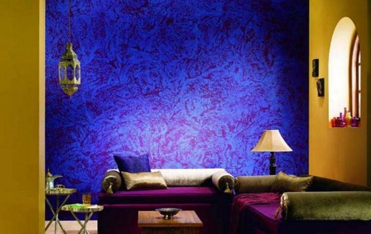 purple textured paint