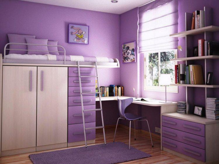 lavender bunk bed design