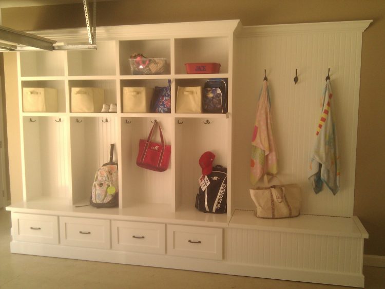 White Mudroom Locker