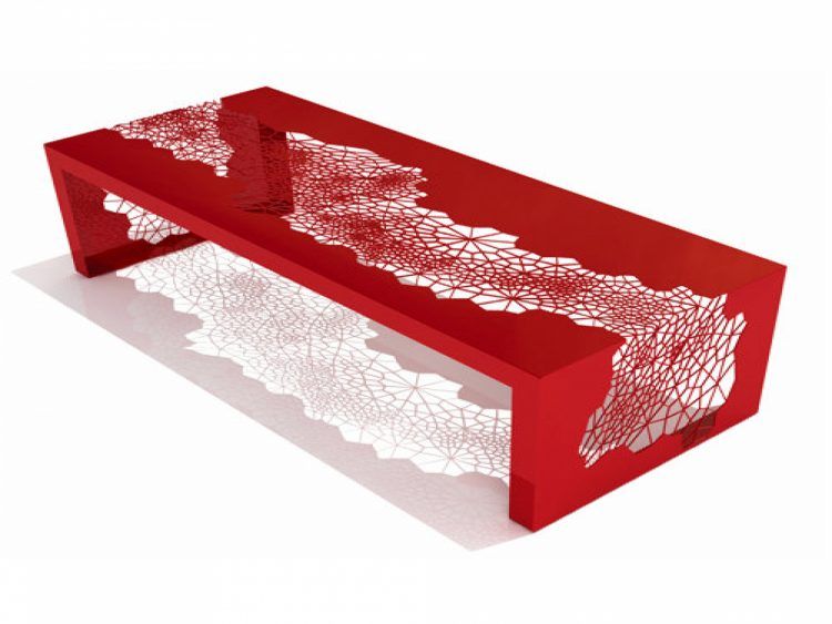 cool red coffee table