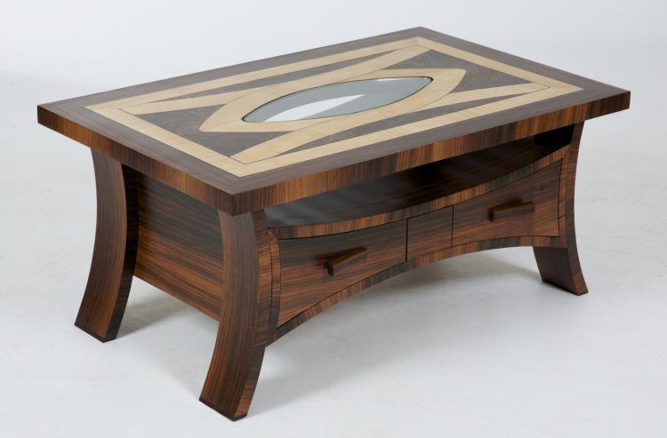 handmade wooden coffee table