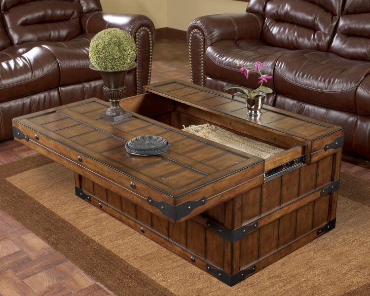 unique coffee table with storage