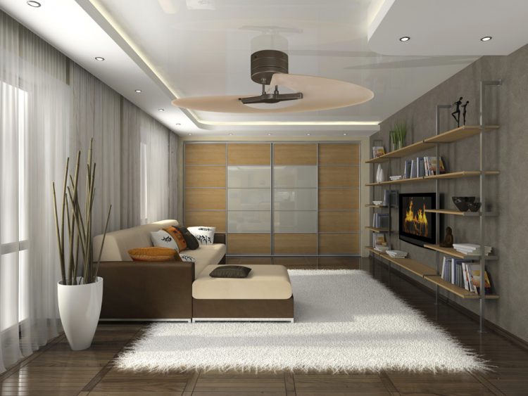 Living-room in the modern apartment