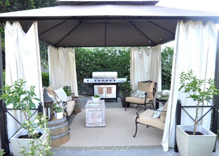 modern outdoor canopy curtain