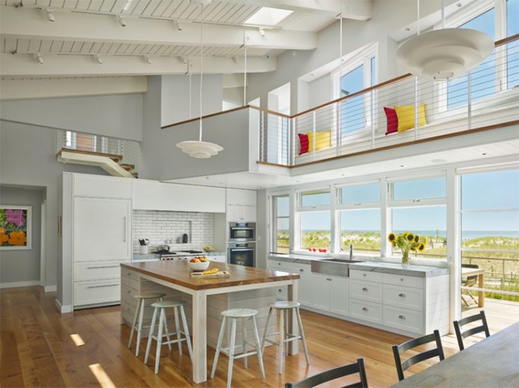 kitchen with mezzanine design