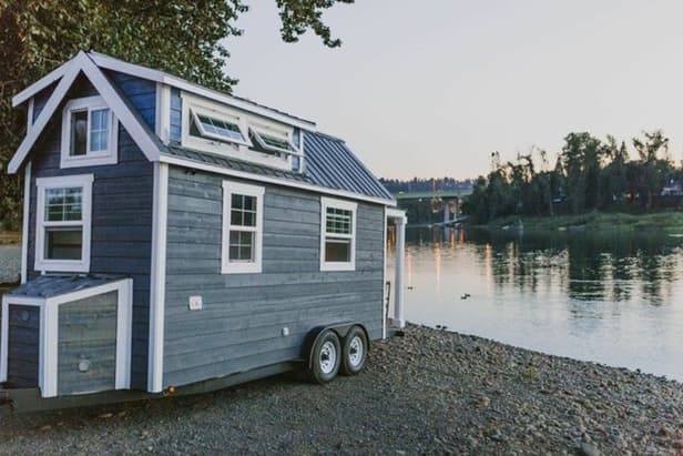 nice tiny house near water