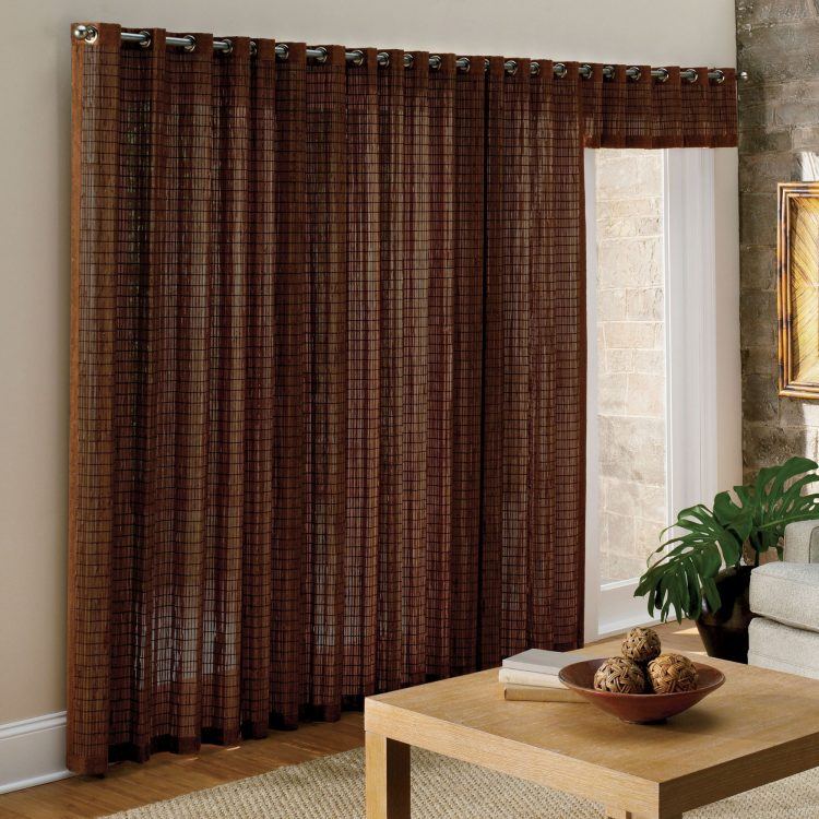 beautiful brown curtains