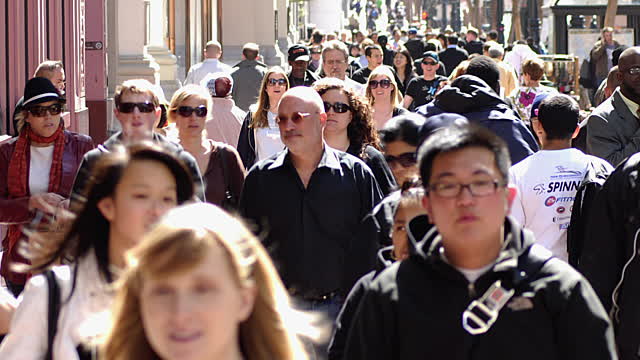 Crowd in San francisco