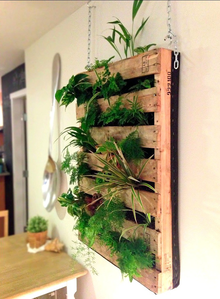 DIY Pallet garden