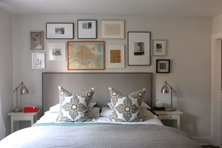 Gallery Wall in Bedroom