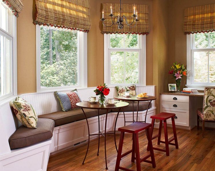 long kitchen window seat