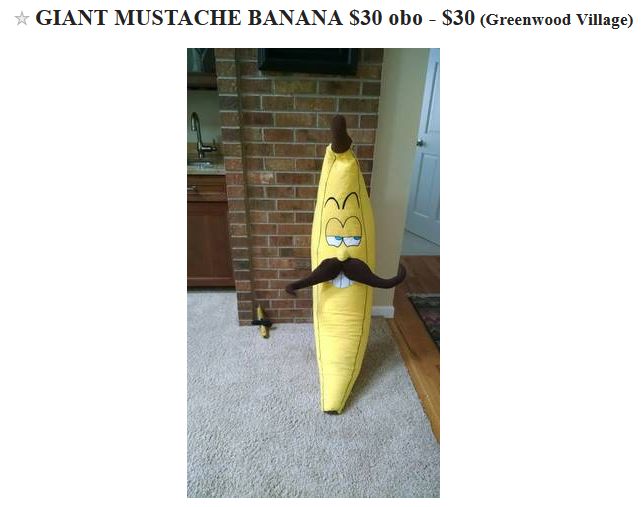 Mustache Banana