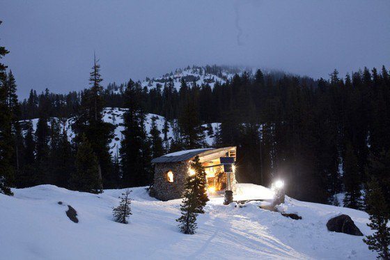 small house on the hills with a view