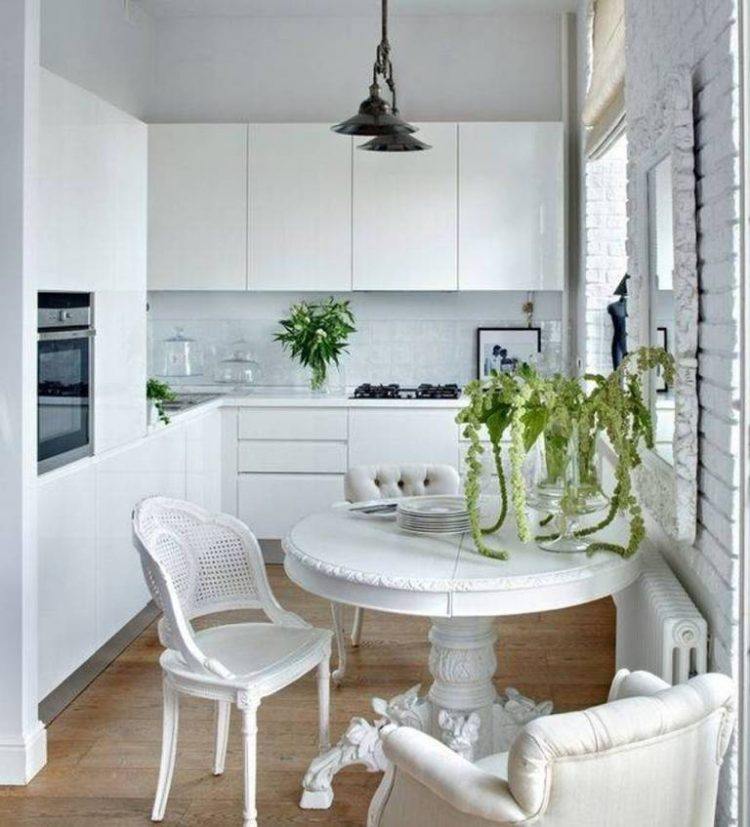 small all white kitchen design